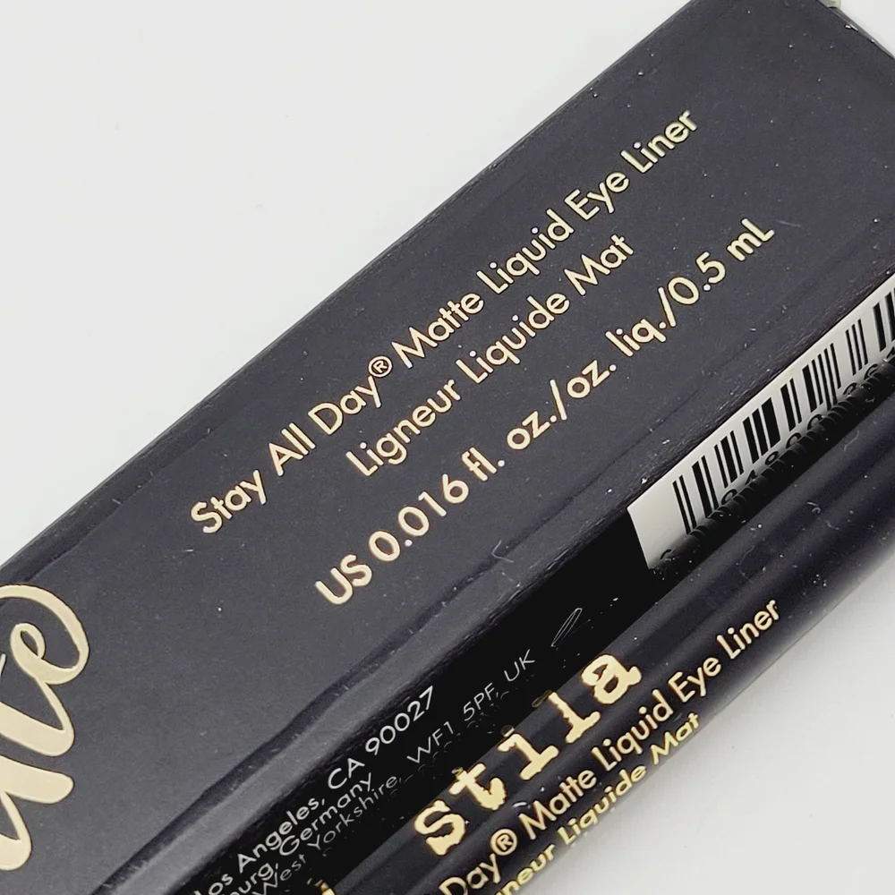Stila Stay All Day Matte Liquid Eye Liner Matte Black Eyeliner Brand New In Box